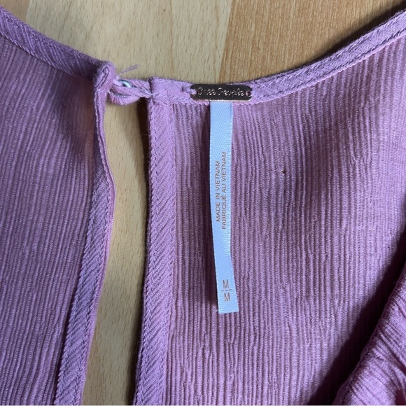 Free People NWT Daia Blouse Mountain Flower Medium Romantic Feminine - Picture 10 of 14